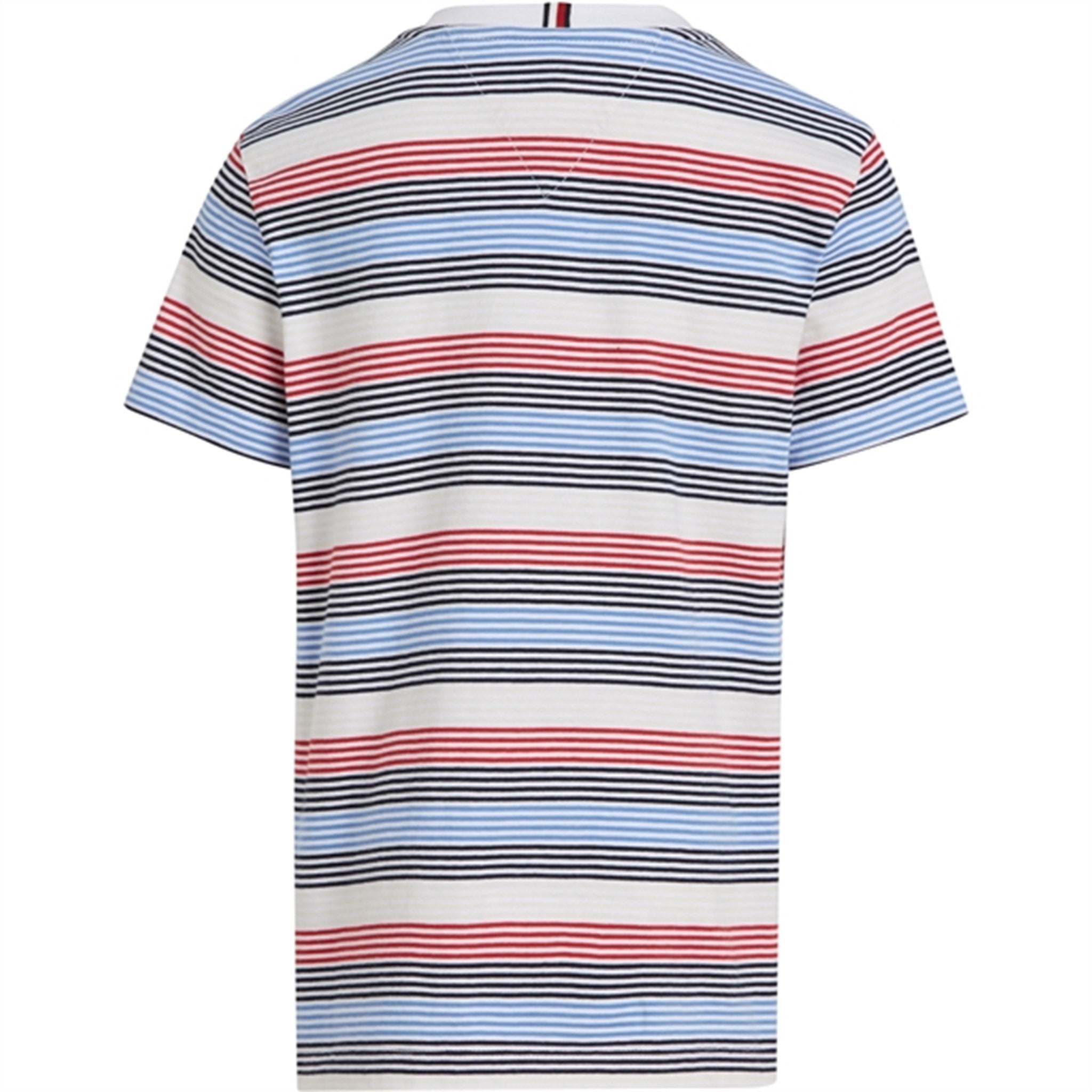 Tommy Hilfiger Corporate Stripe T-Shirt Red White Blue Stripe 5