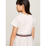 Tommy Hilfiger Gingham Combi Kjole Whimsy Pink Check