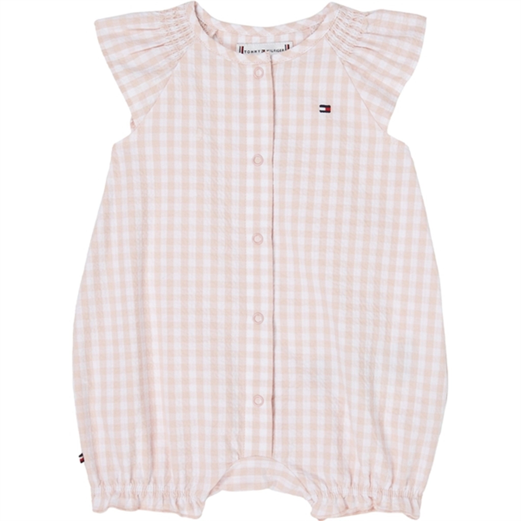 Tommy Hilfiger Baby Ruffle Gingham Sommerdragt White / Pink Check
