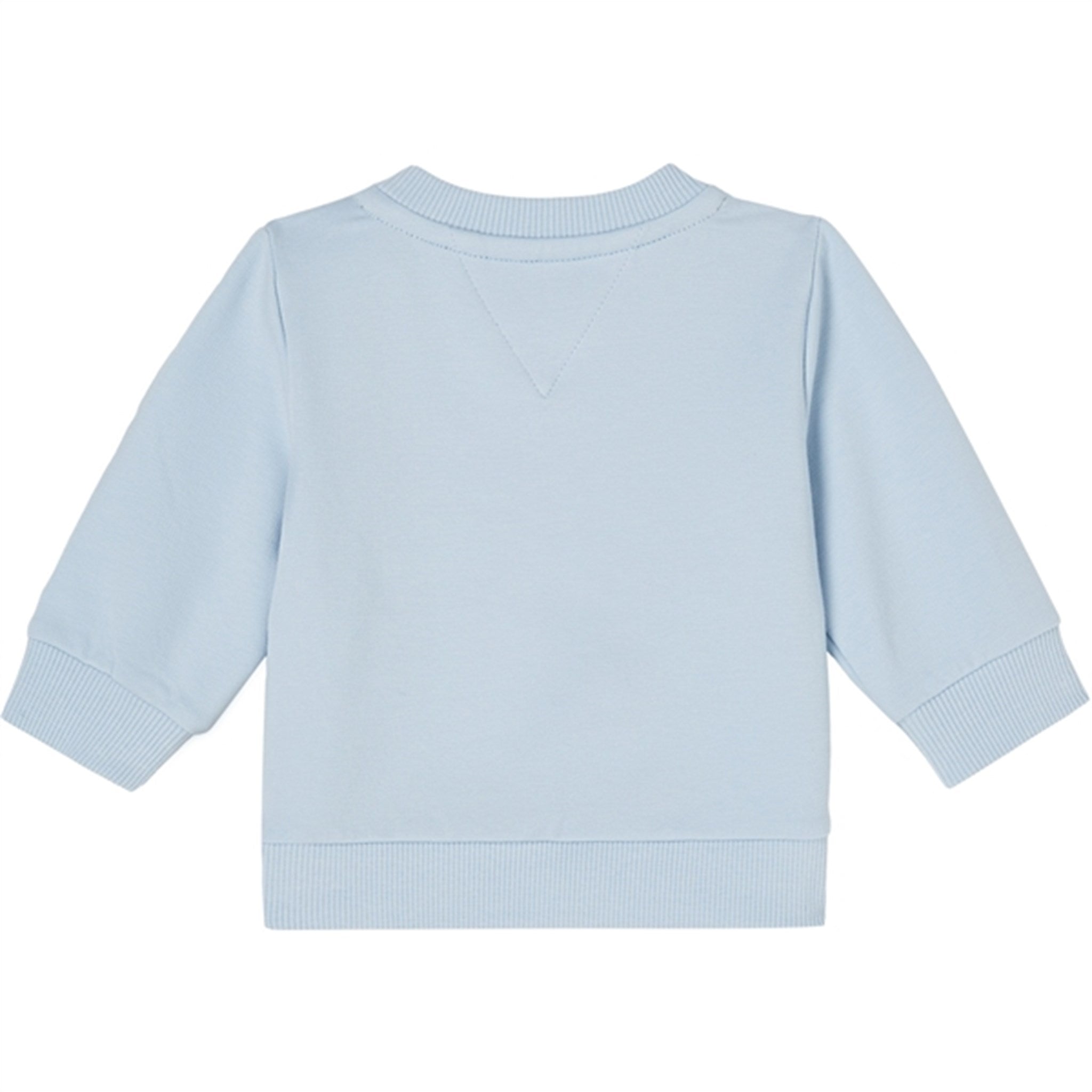 Tommy Hilfiger Baby Gingham Flag Sweatshirt Breezy Blue 3
