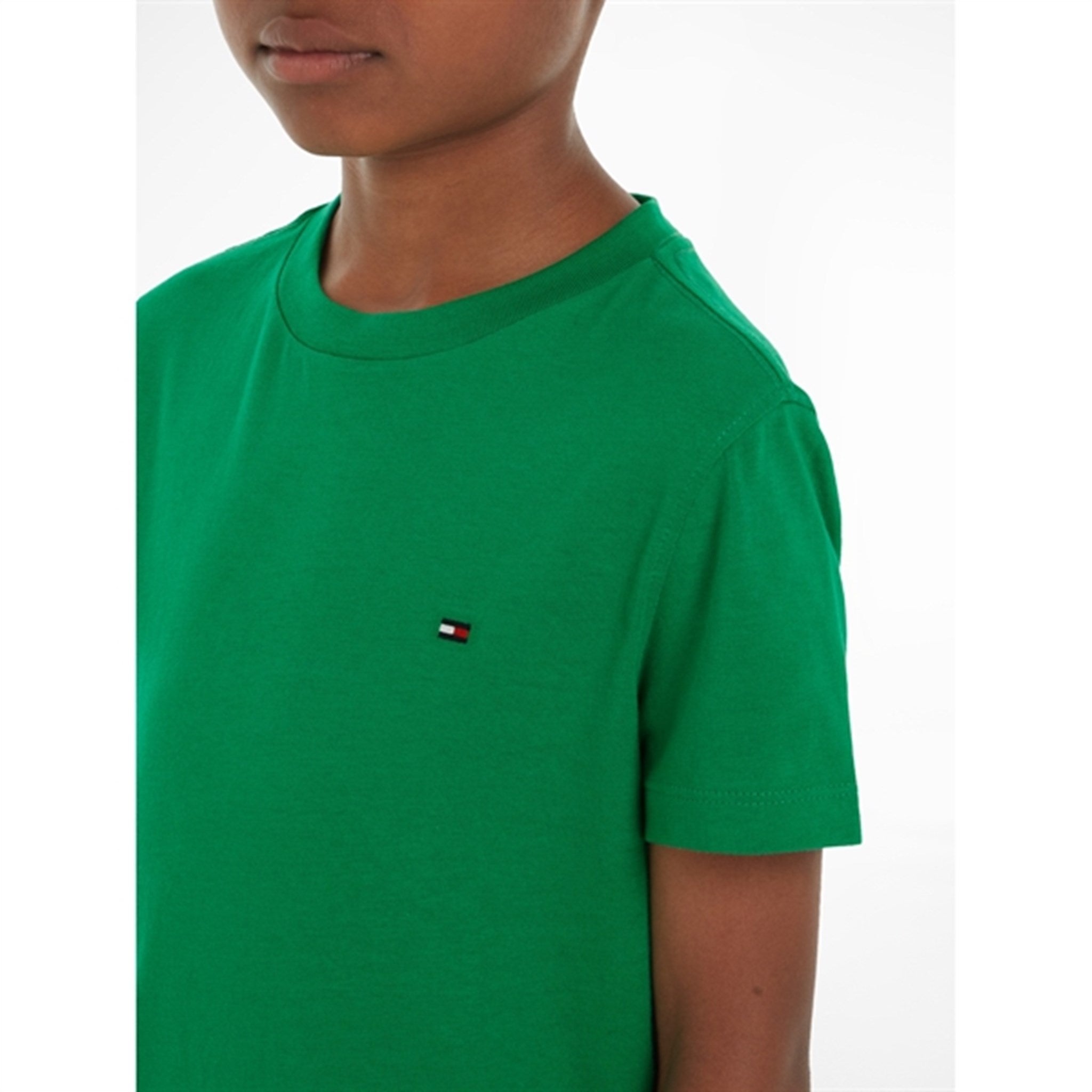 Tommy Hilfiger Essential Cotton T-Shirt Olympic Green 3