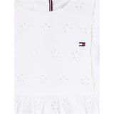 Tommy Hilfiger Baby Broderie Kjole White