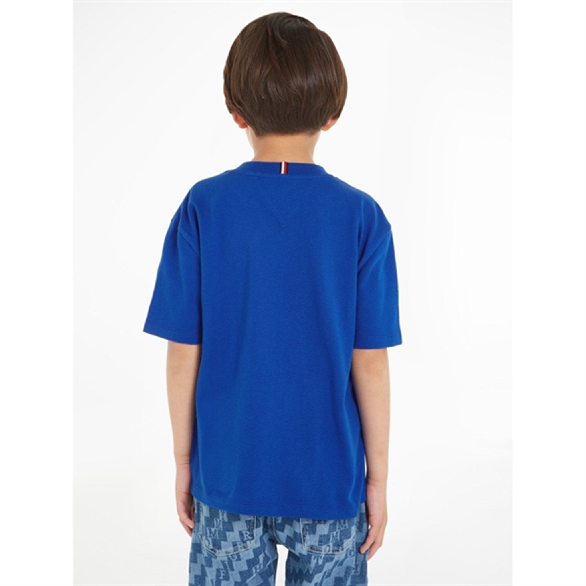 Tommy Hilfiger Mesh Varsity T-shirt Ultra Blue 5