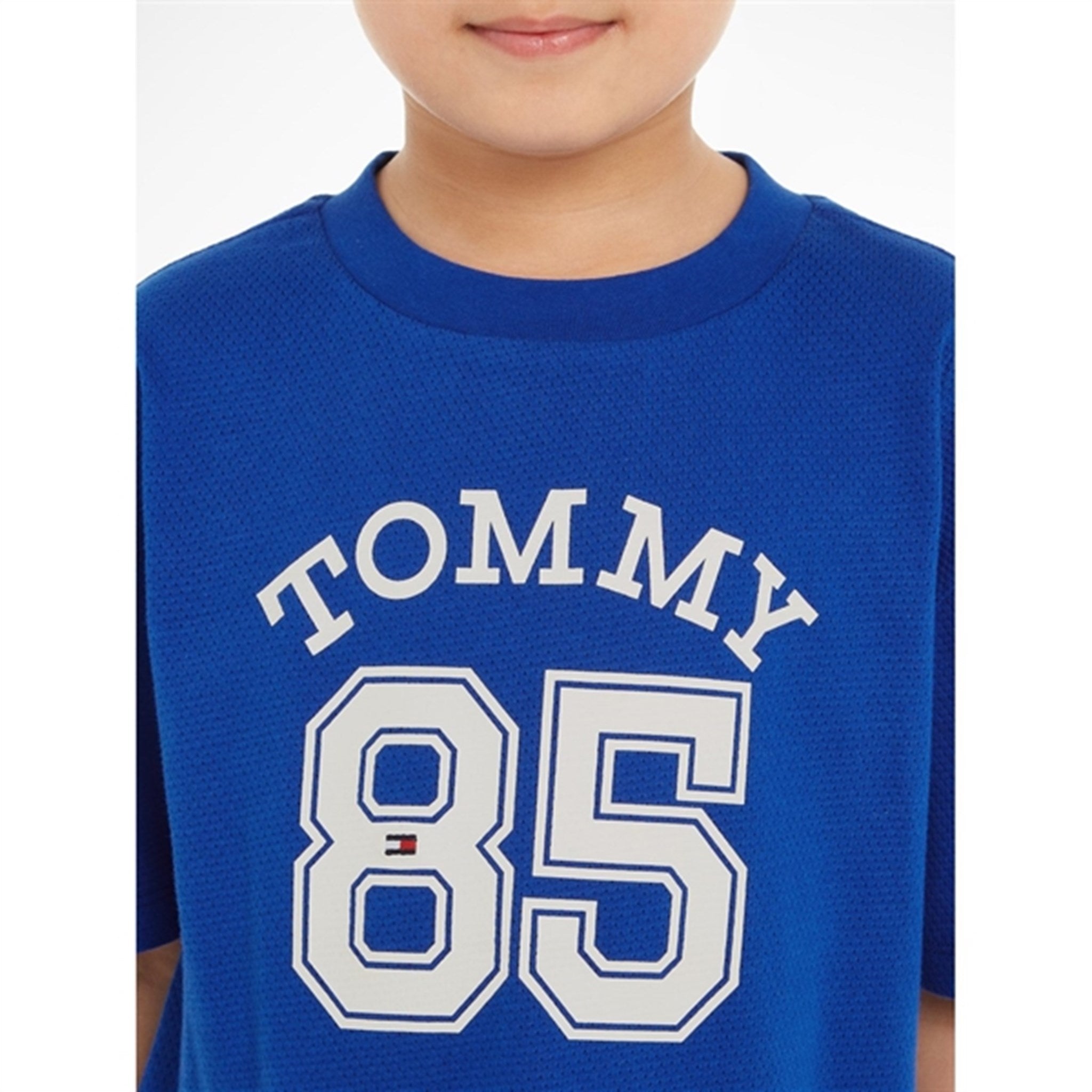 Tommy Hilfiger Mesh Varsity T-shirt Ultra Blue 6