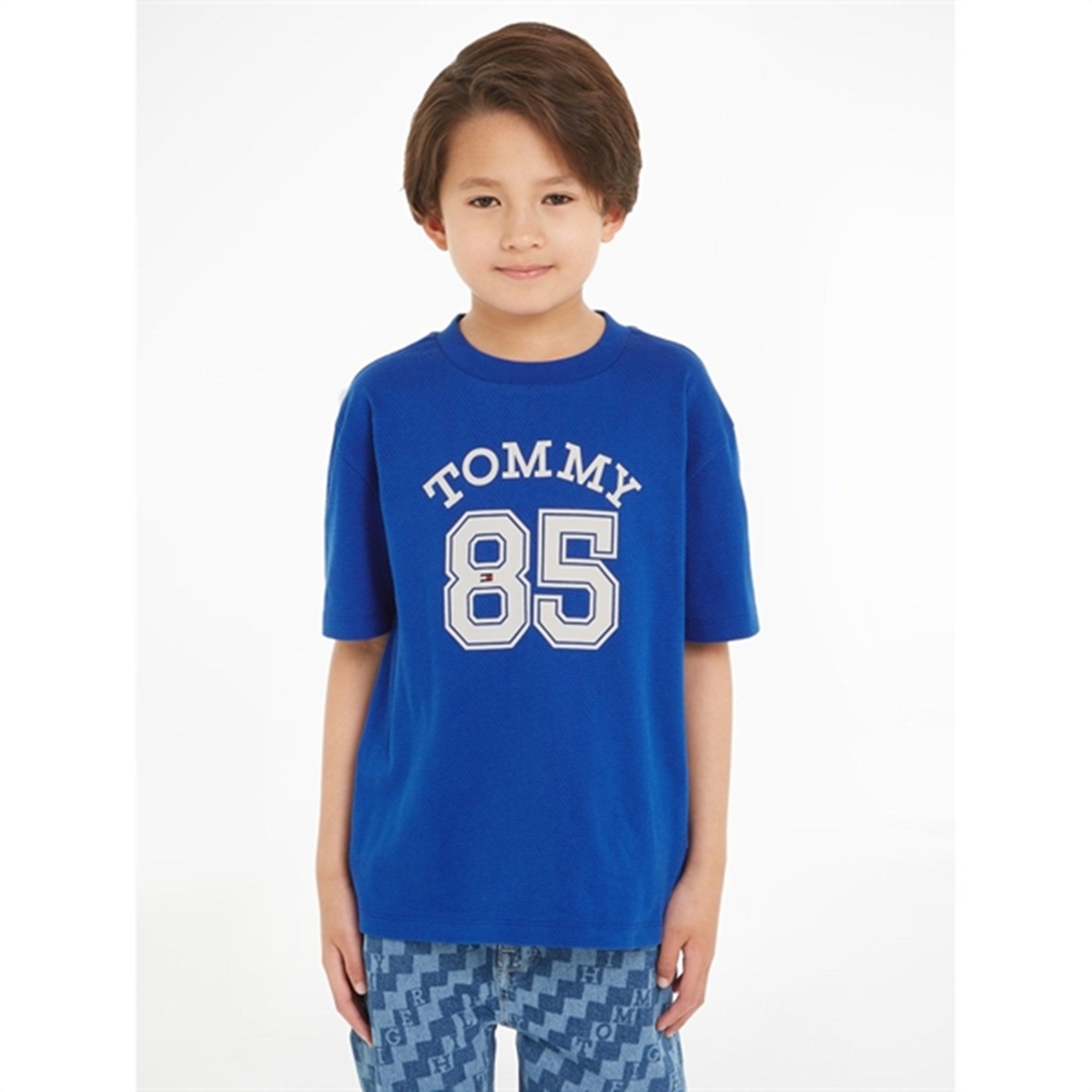 Tommy Hilfiger Mesh Varsity T-shirt Ultra Blue 3