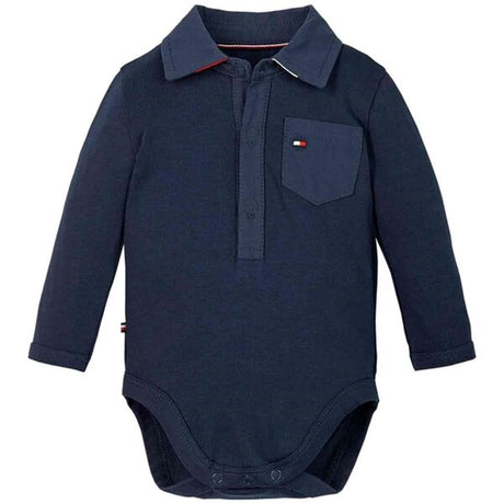 Tommy Hilfiger Baby Boy Poplin Body Twilight Navy