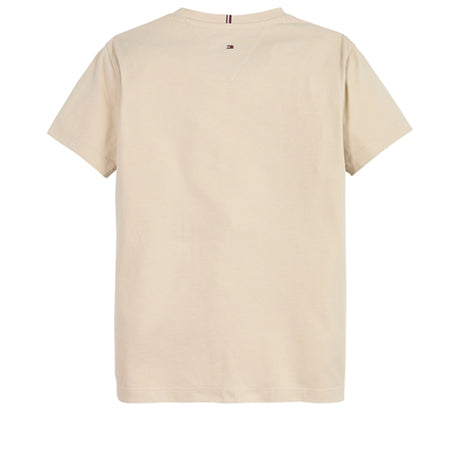 Tommy Hilfiger Icon Script Embro T-Shirt Savannah Sand