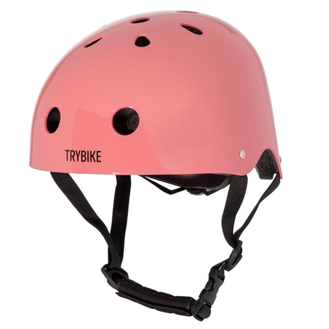 Trybike CoConut Jaipur Pink Cykelhjelm Retro Look