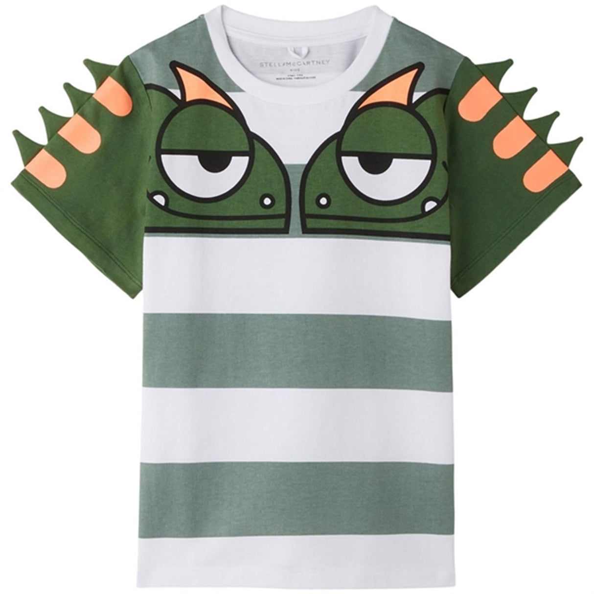 Stella McCartney White/Green T-Shirt 2