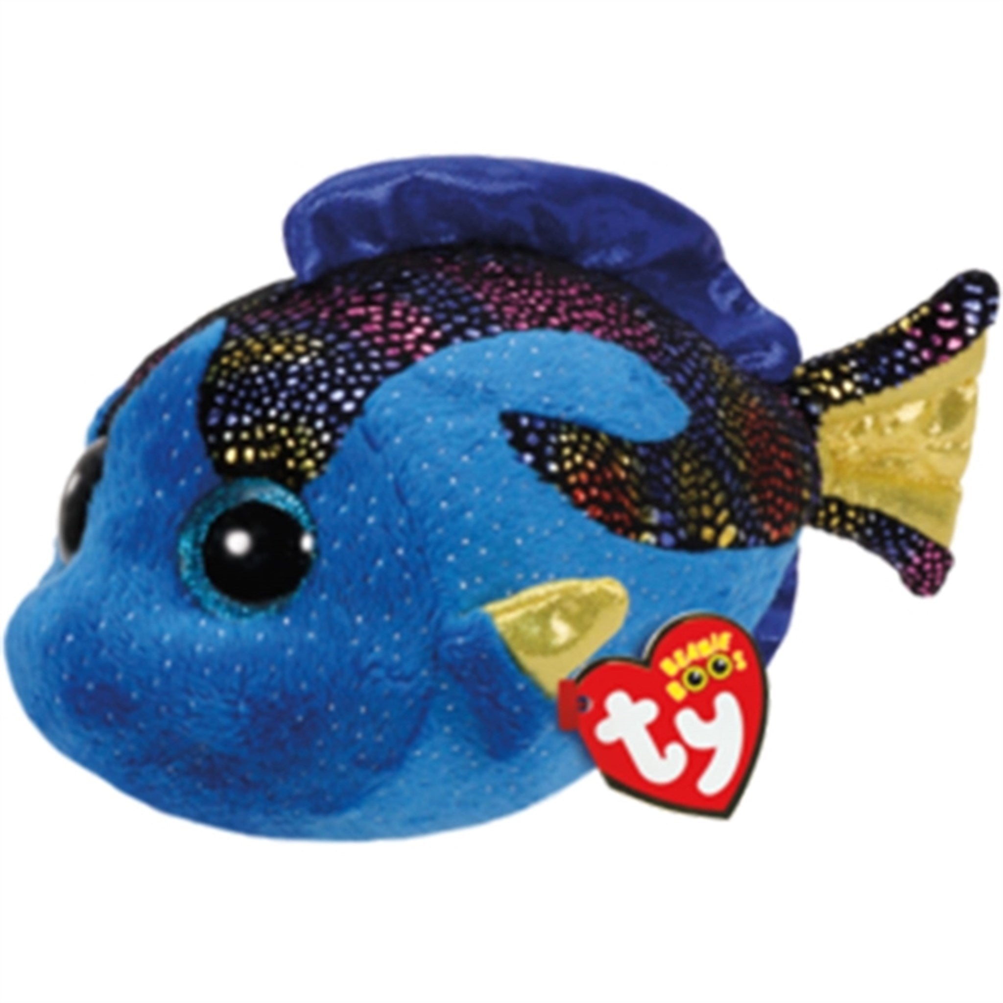 TY Beanie Boos Aqua - Blue Fisk Reg