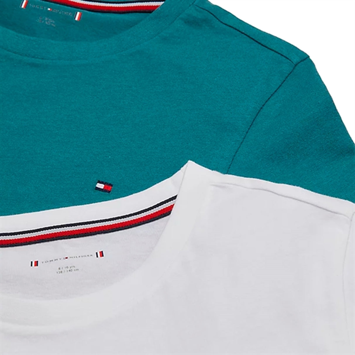 Tommy Hilfiger T-shirt 2-pak White/Frosted Green 2