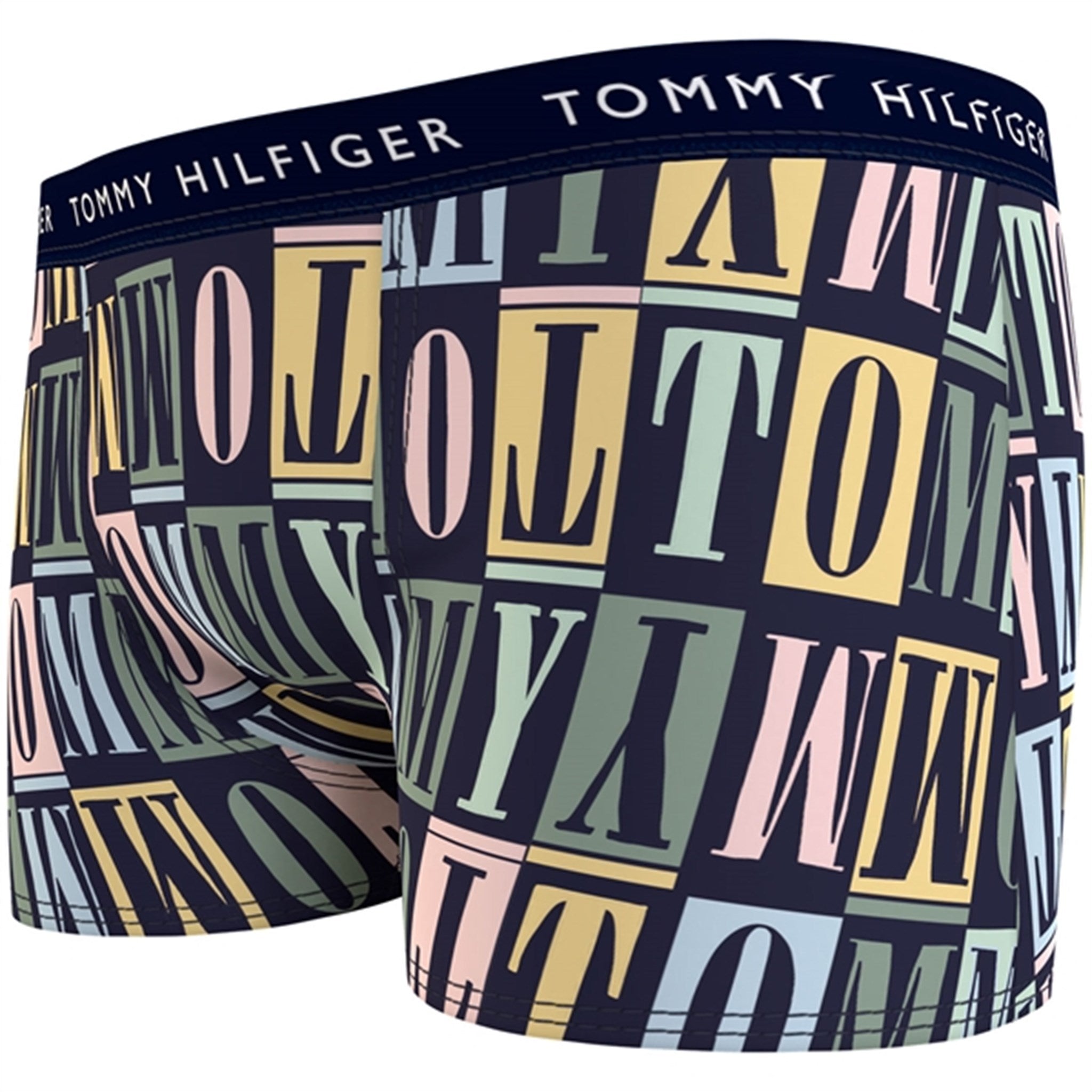 Tommy Hilfiger Boxershorts 3-pak Type Prnt/Twi Navy/Minty 2