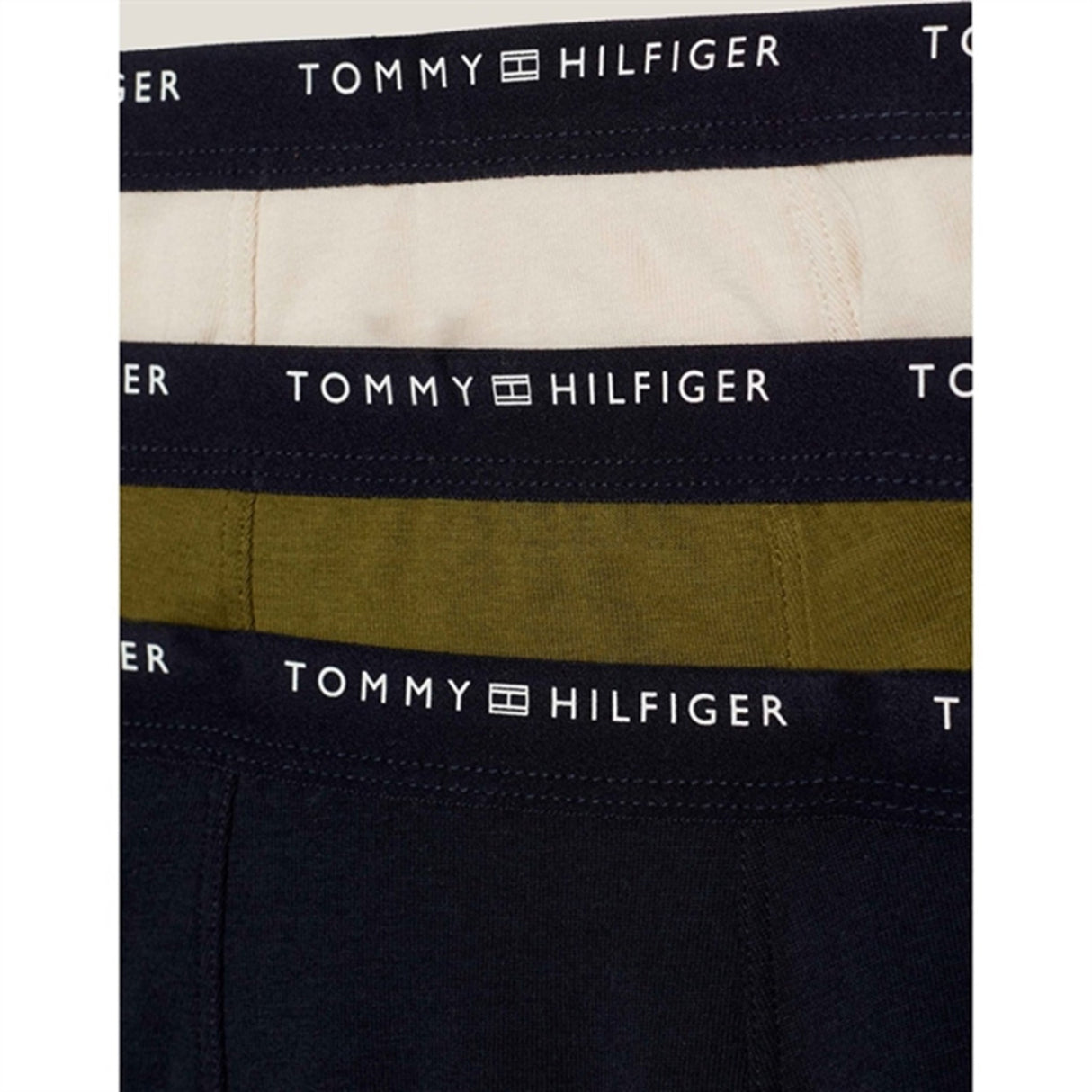 Tommy Hilfiger Underbukser 3-Pak Desert Sk/ Put Green/ Cash Creme 3