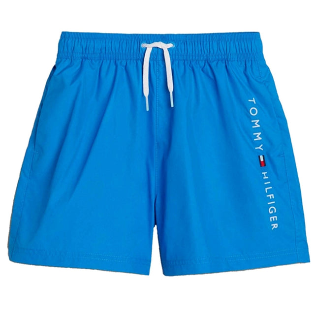 Tommy Hilfiger Medium Drawstring Badeshorts Blue Spell