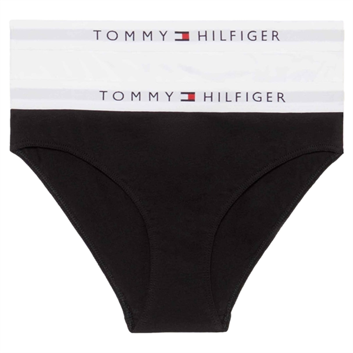 Tommy Hilfiger Trusser 2-Pak White / Black