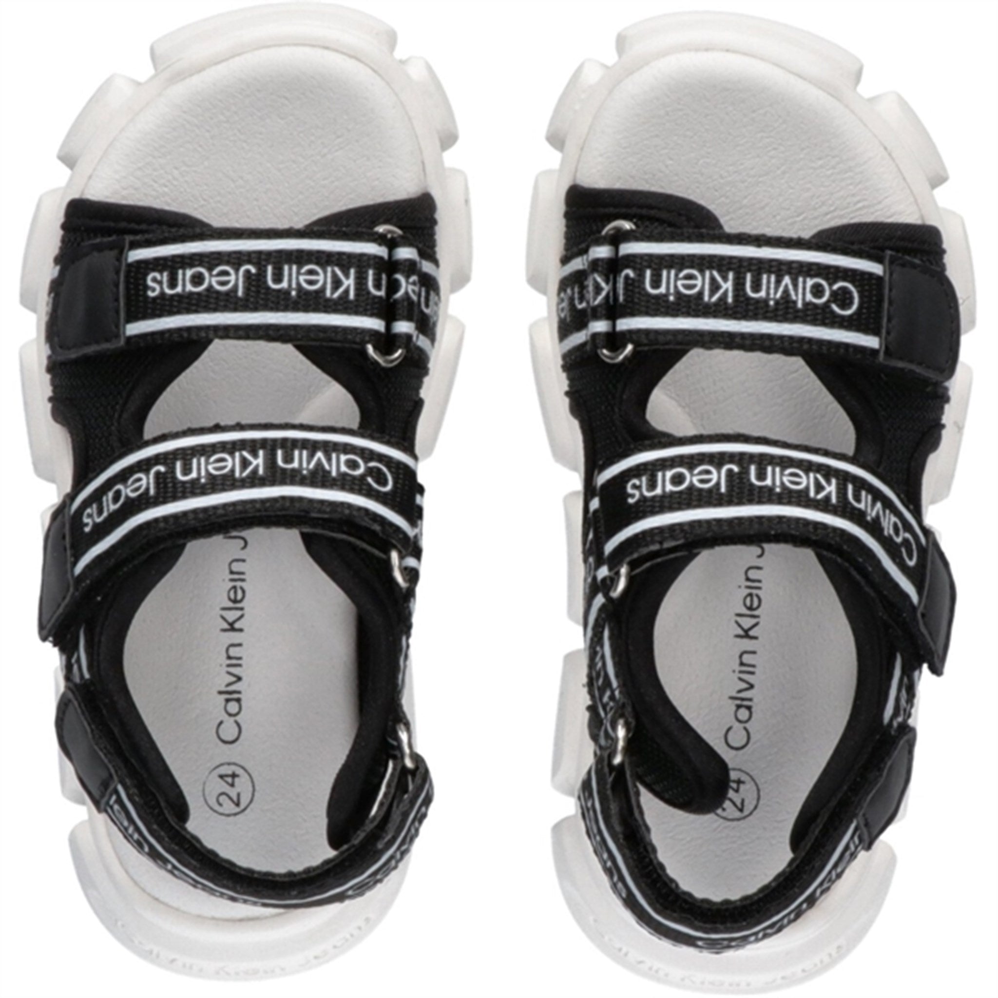 Calvin Klein Velcro Sandal Black 4