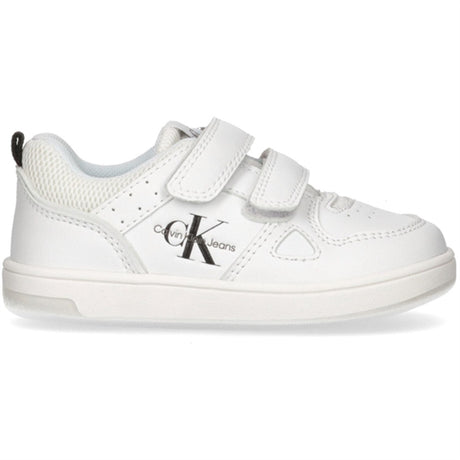 Calvin Klein Low Cut Velcro Sneaker White