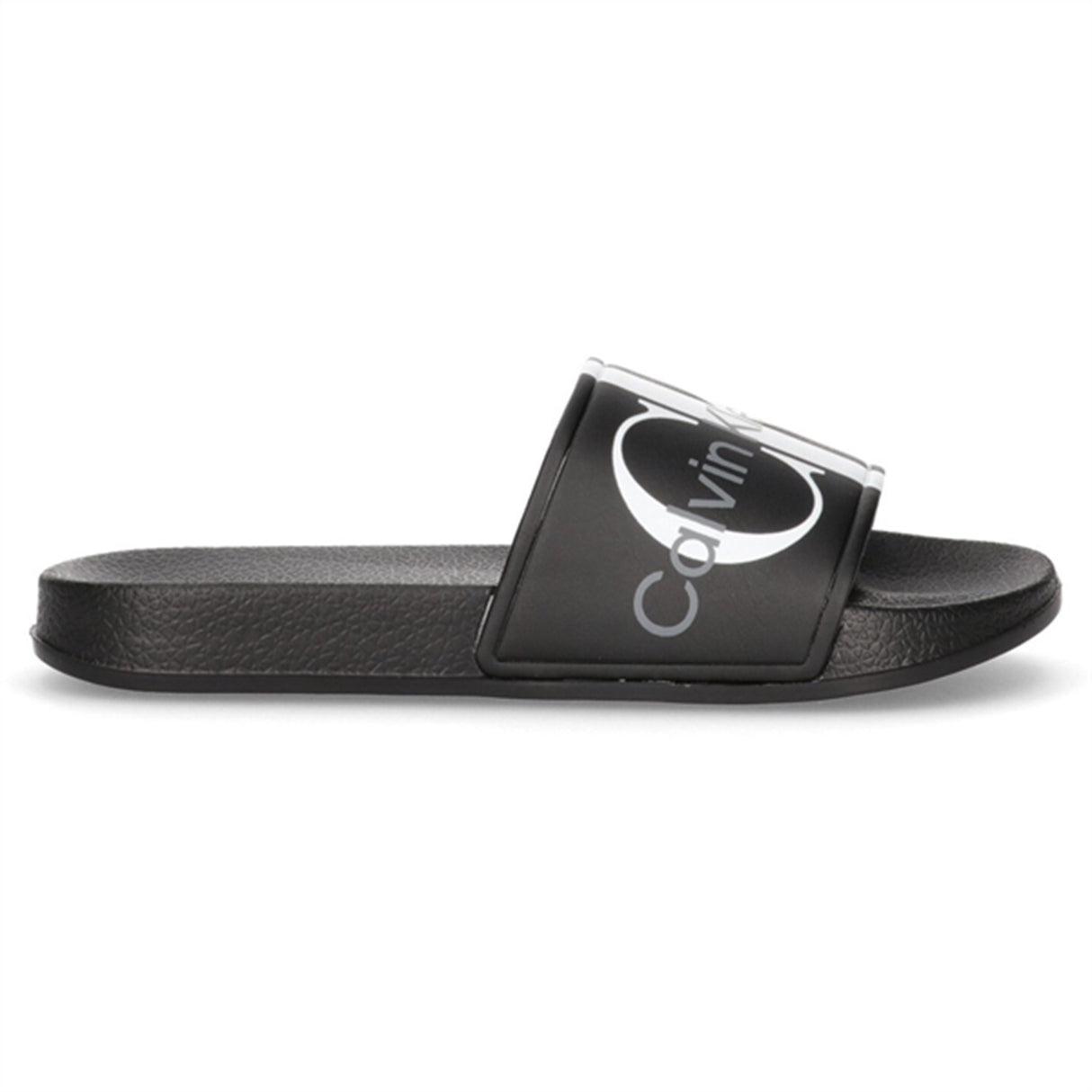 Calvin Klein Logo Pool Slide Black 3