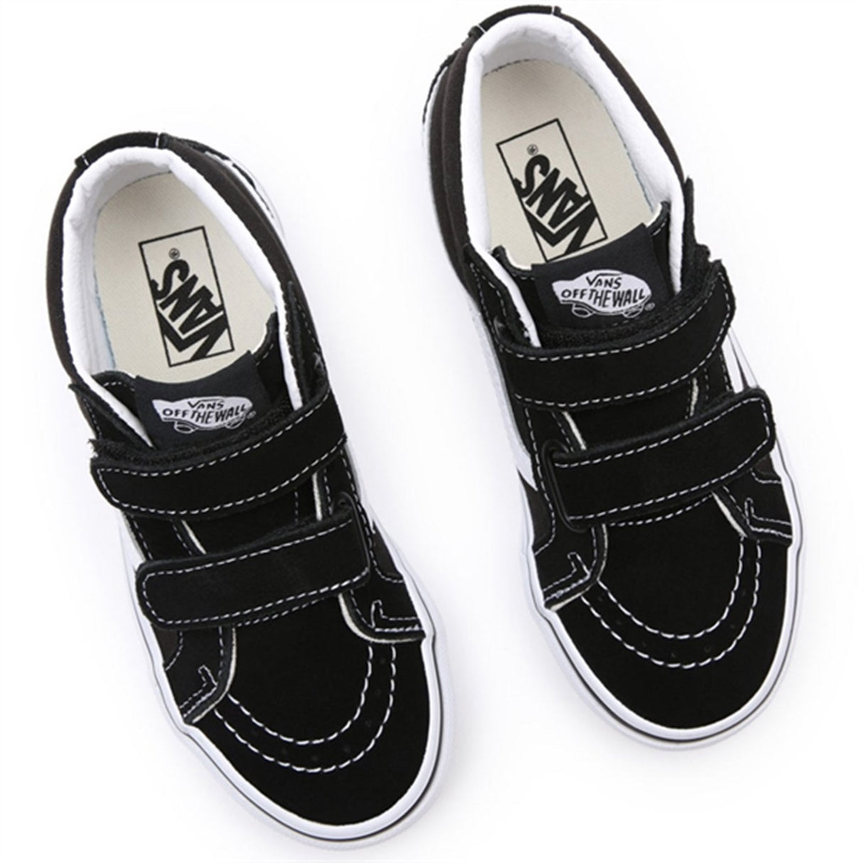 VANS SK8-Mid Reissue V Black/True White Sko 4