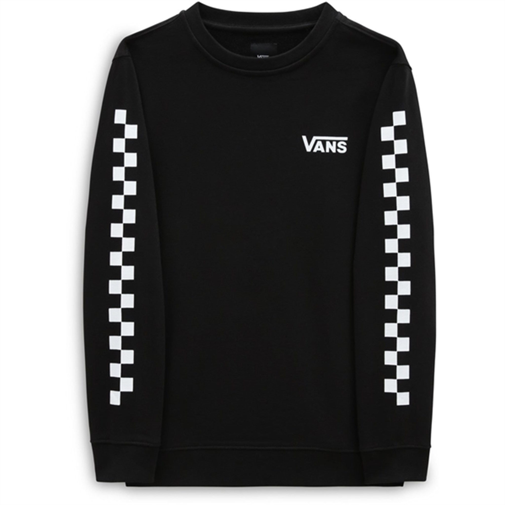 VANS Exposition Check Crew Sweatshirt Black