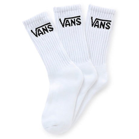 VANS By Classic Crew Youth Strømper 3-Pak White