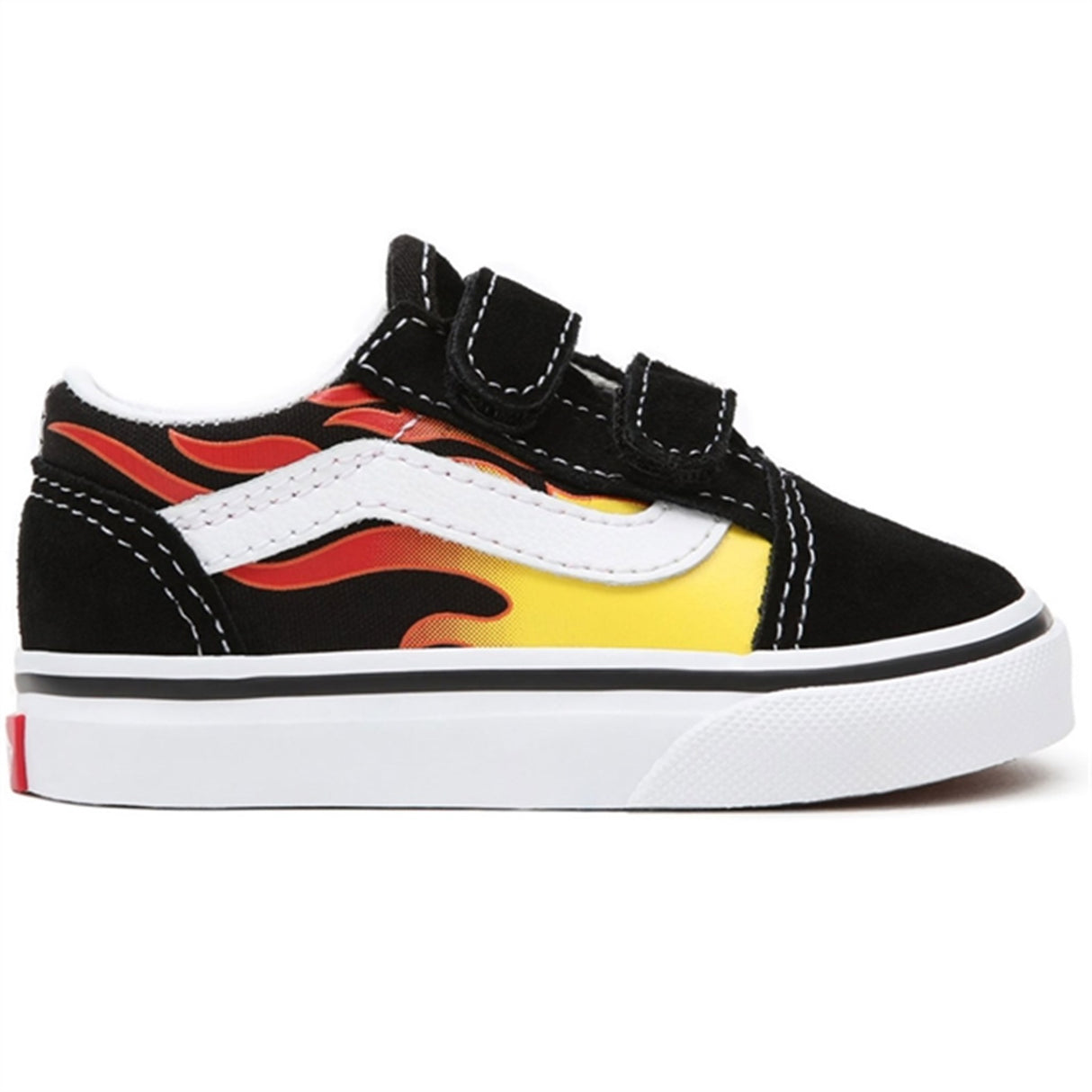 VANS TD Old Skool V Flame Black Sko 9