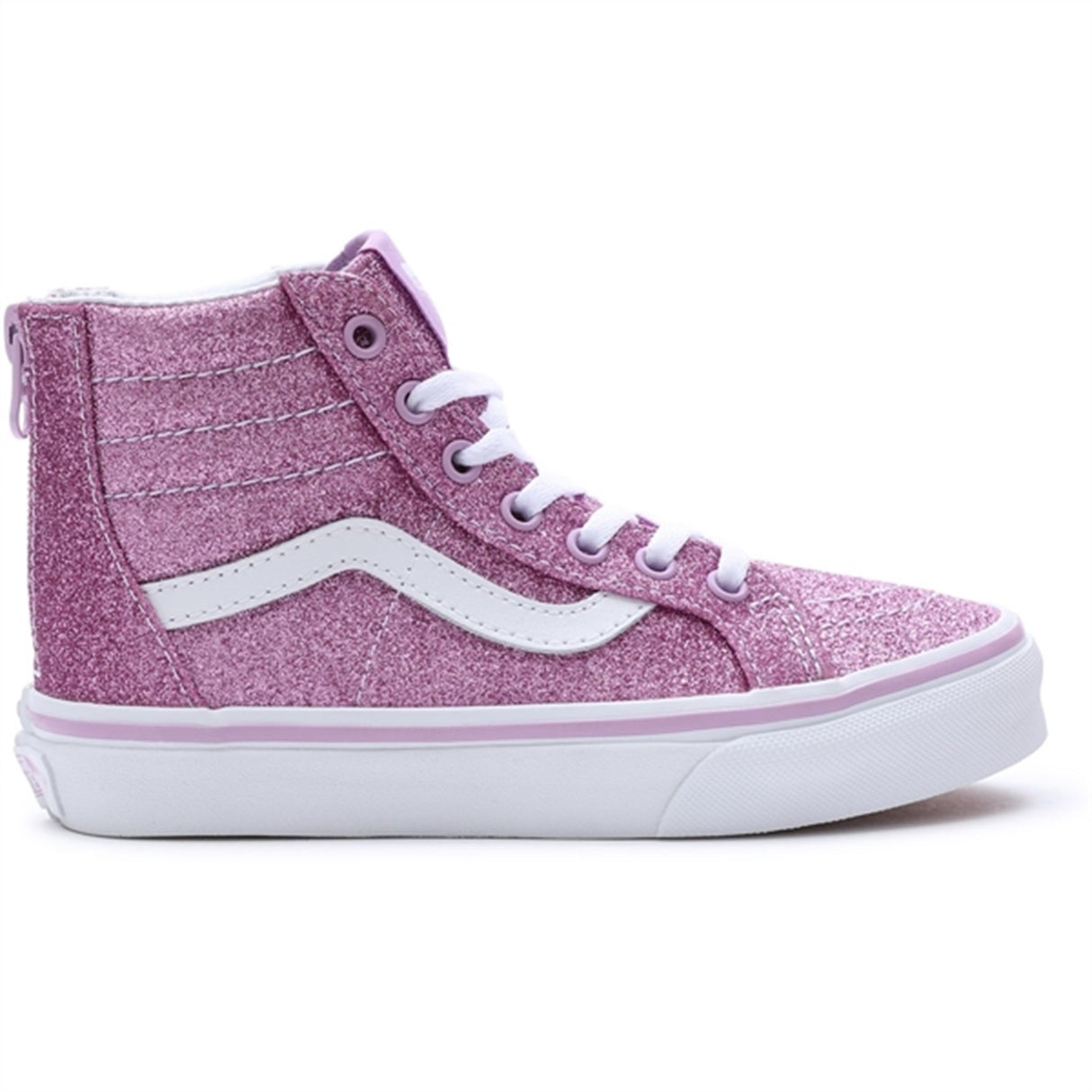 VANS Uy Sk8-Hi Zip Glitter Lilac Sko