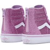 VANS Uy Sk8-Hi Zip Glitter Lilac Sko 4