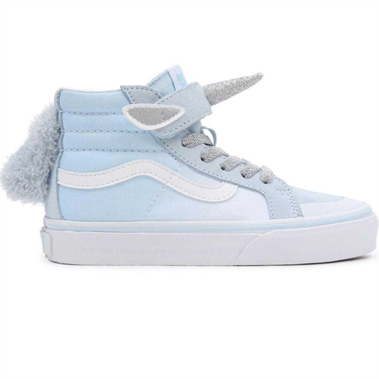 VANS SK8 Hi Unicorn Delicate Blue Silver Sko 5