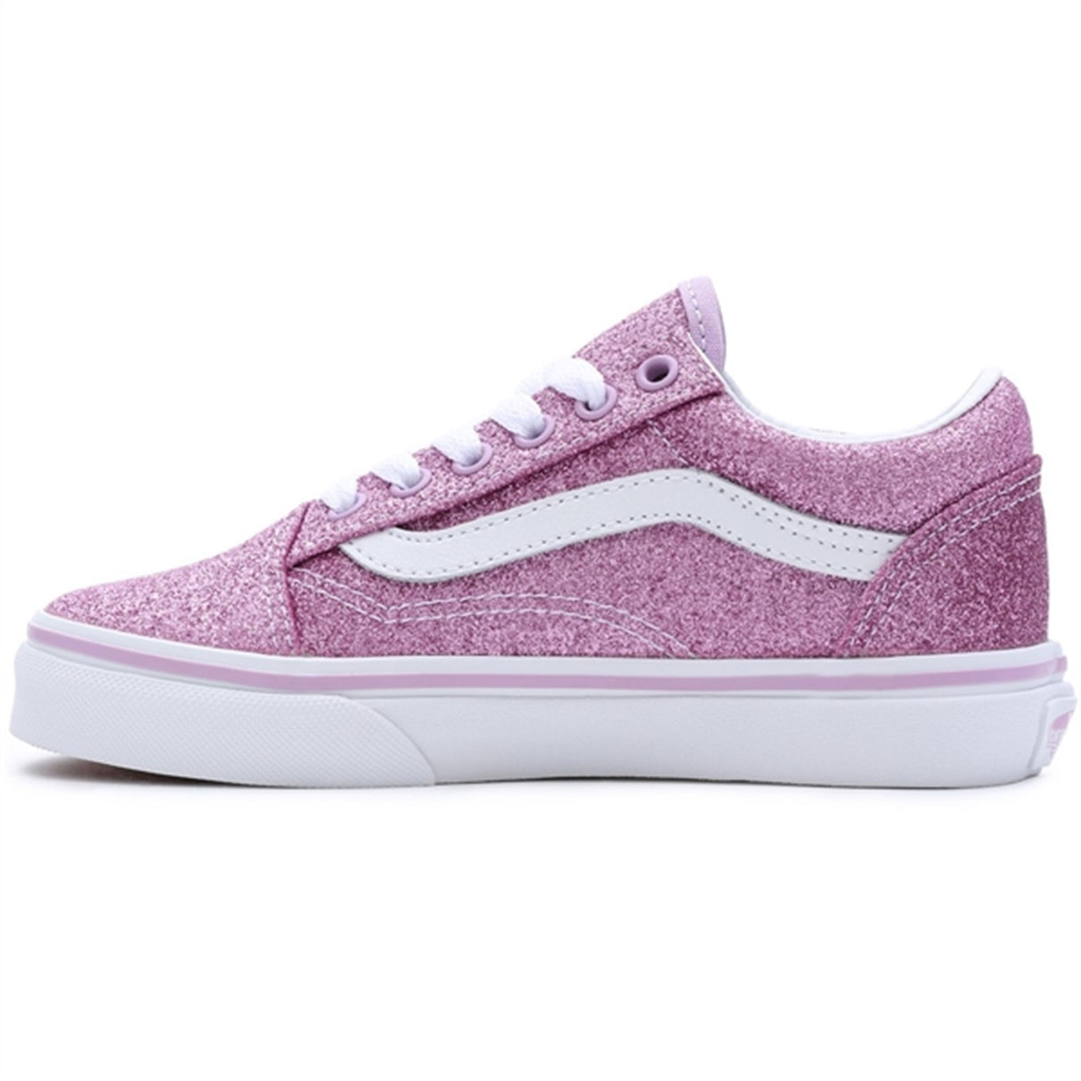 VANS Uy Old Skool Glitter Lilac Sko 3