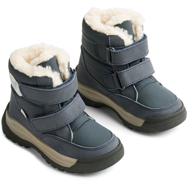 Wheat Vinterstøvler Millas Double Velcro Tex Navy