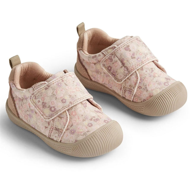 Wheat Sko Prewalker Velcro Kei Print Clam Multi Flowers