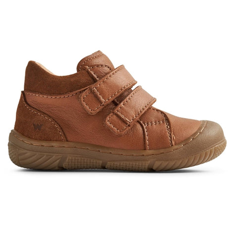 Wheat Sko Double Velcro Ivalo Cognac 2