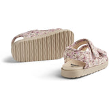 Wheat Sandal Open Toe Healy Print Clam Multi Flowers 3