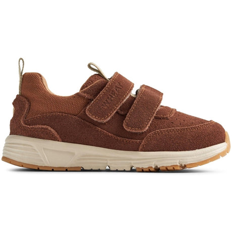 Wheat Sneaker Double Velcro Alin Cognac