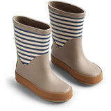 Wheat Gummistøvler Juno Blue Stripe