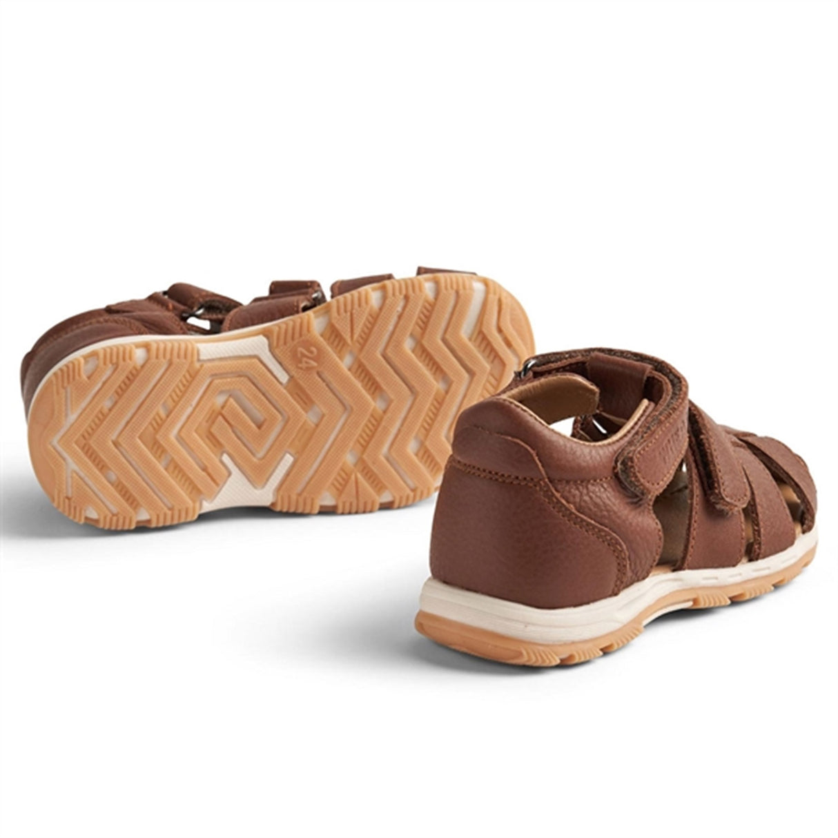 Wheat Sandal Closed Toe Frei S Cognac 2