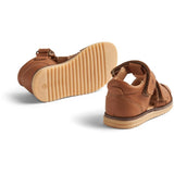 Wheat Sandal Closed Toe Sky Cognac 3