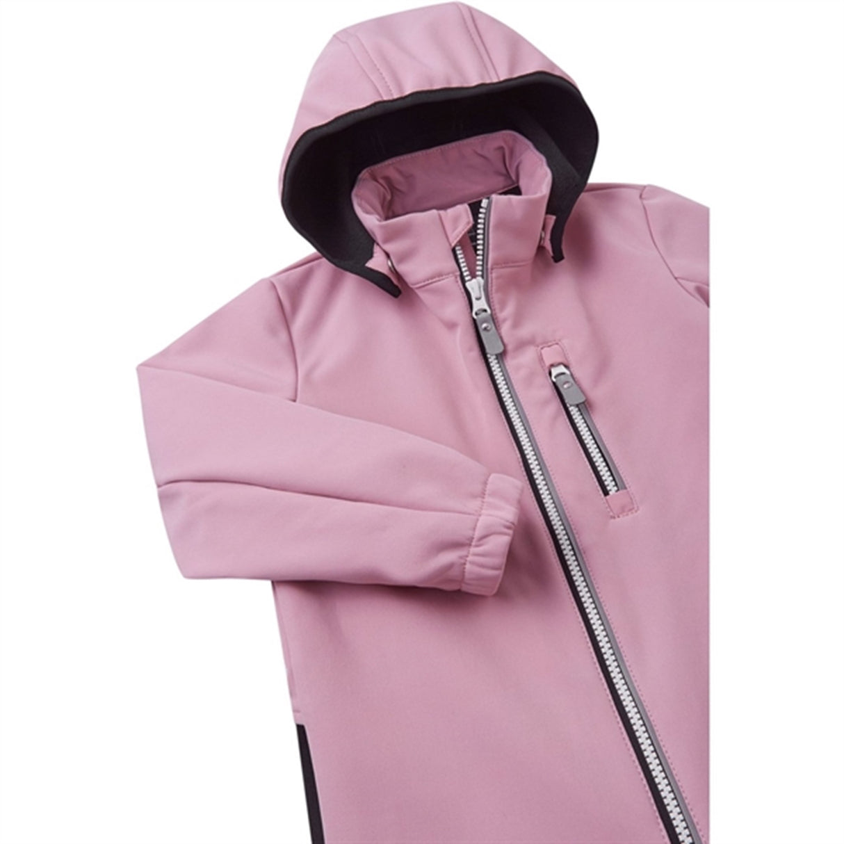 Reima Softshell Flyverdragt Nurmes Grey Pink 3