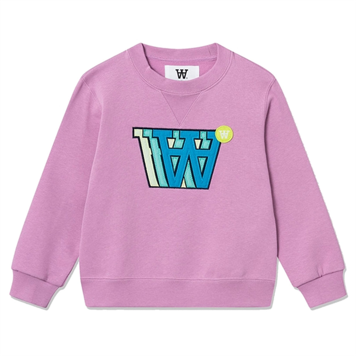 Wood Wood Rosy Lavender Rod Applique Sweatshirt