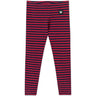 Wood Wood Ira Kids Leggings Navy/Red Stripes