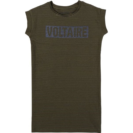 Zadig & Voltaire Khaki Black Kjole