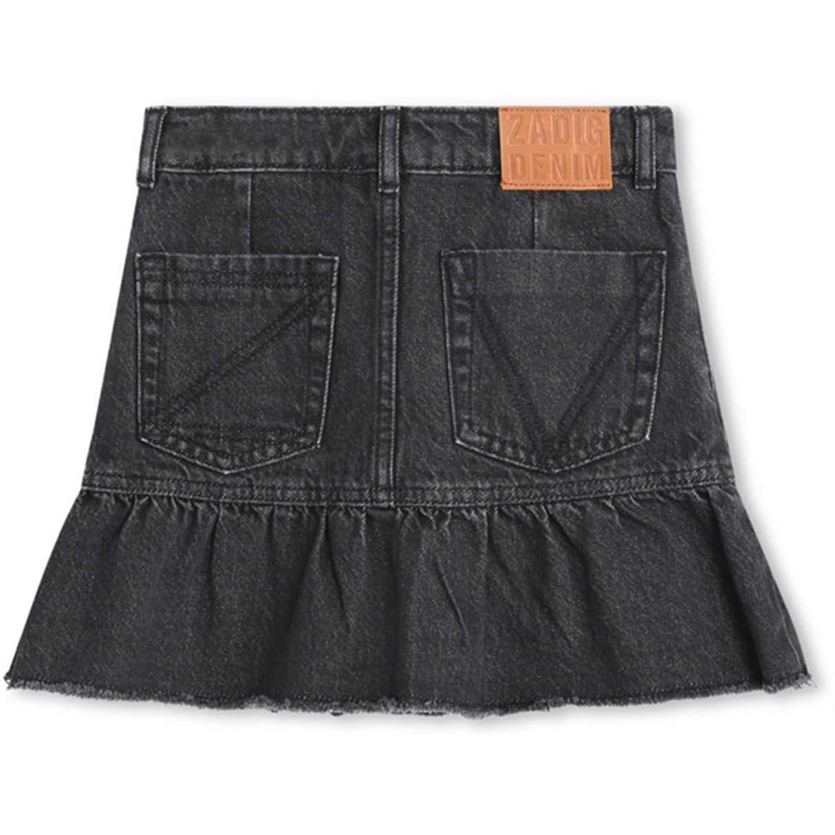 Zadig & Voltaire Denim Black Denim Nederdel 3