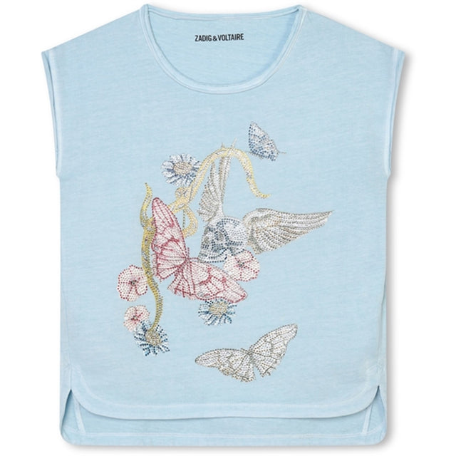 Zadig & Voltaire Pale Blue T-shirt