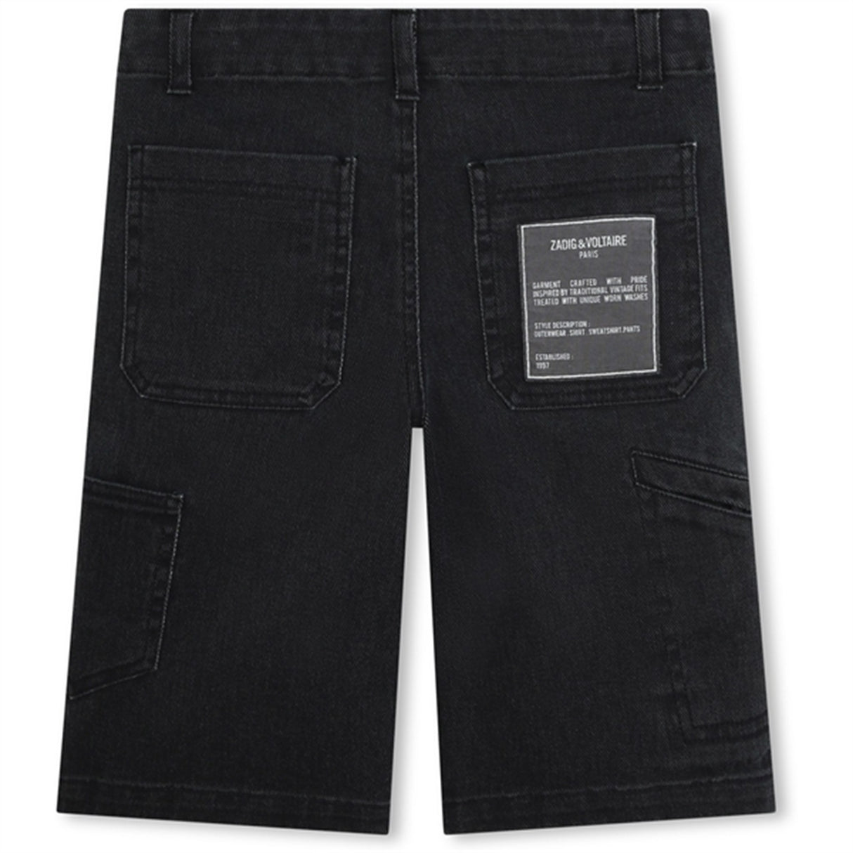 Zadig & Voltaire Black Bermuda Shorts 2