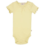 Wheat Yellow Dream Rib Lace Body