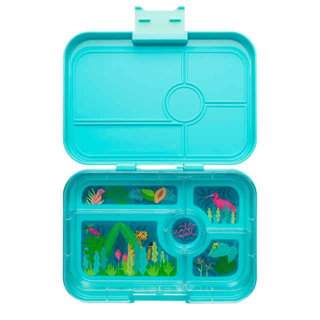 Yumbox Tapas XL 5 Rum Madkasse Antibes Blue/Jungle Pastel