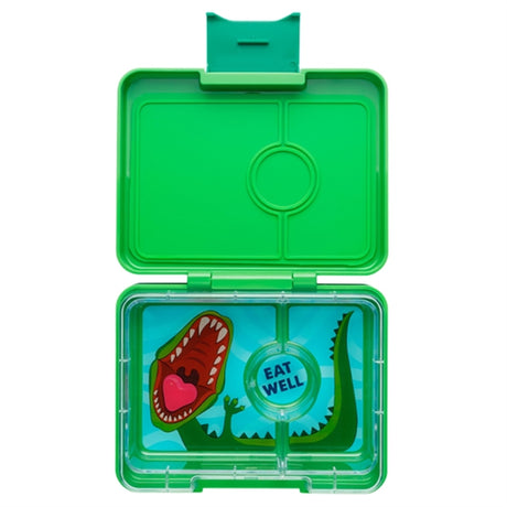 Yumbox Snack 3 Rum Madkasse Jurassic Green/Dinosaur