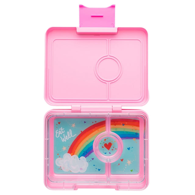 Yumbox Snack 3 Rum Madkasse Power Pink/Rainbow