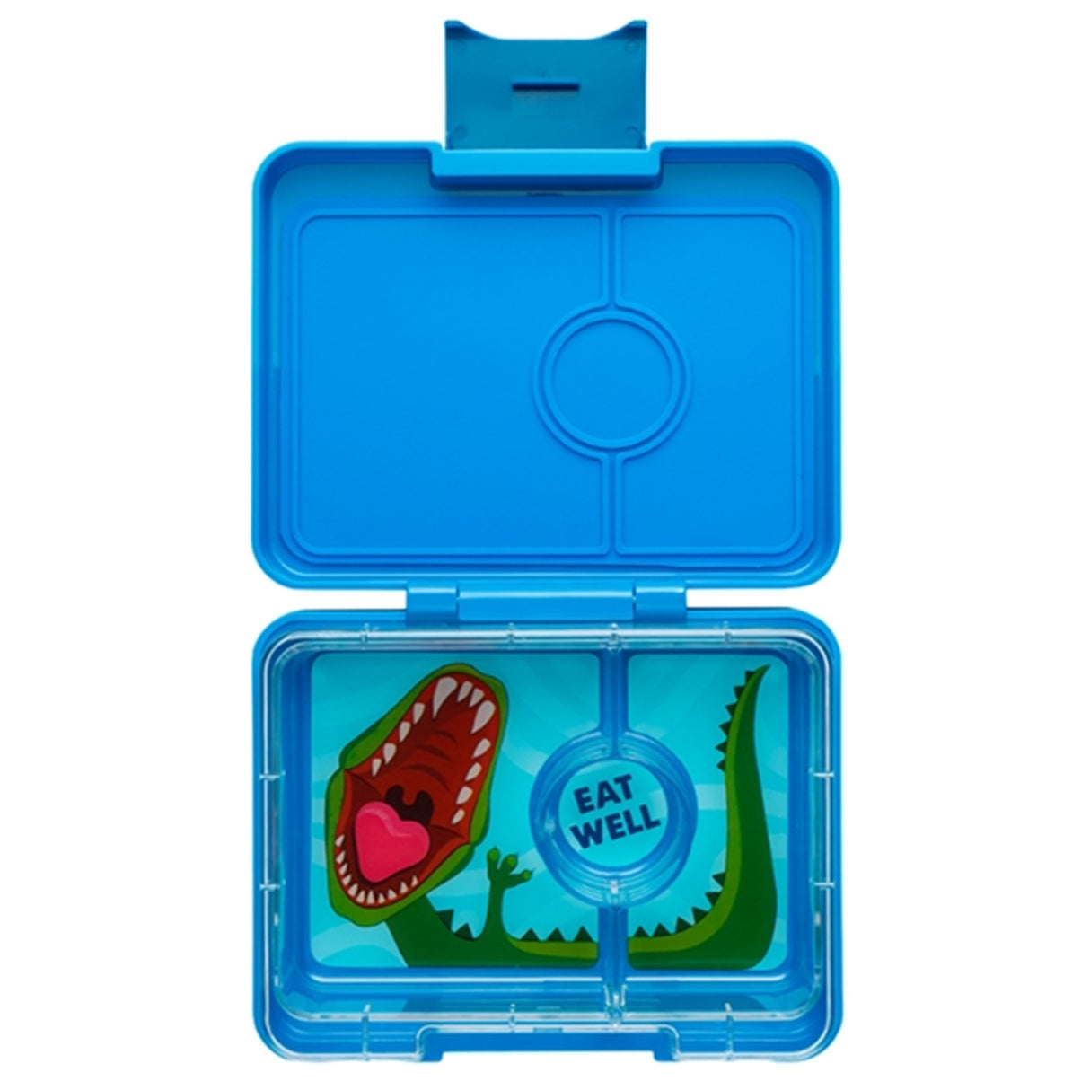 Yumbox Snack 3 Rum Madkasse Surf Blue/Dinosaur